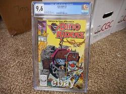 Dino Riders 1 cgc 9.6 Marvel 1989 Action Figure toy line Cartoon TV show WHITE p