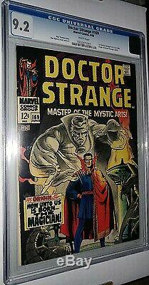 Doctor Strange #169 CGC 9.2 WHITE Pages ORIGIN Marvel 1ST app. In own title