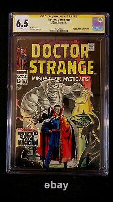 Doctor Strange #169 Cgc 6.5 Ss Signed Stan Lee 1st Solo Title Marvel White Pages