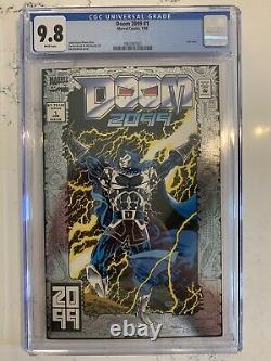 Doom 2099 #1 CGC 9.8 (Marvel 1993) Foil cover! White pages