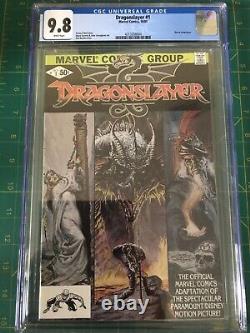 Dragonslayer #1 (Marvel 1981) CGC 9.8 NM/MT Movie Adaptation White Pages
