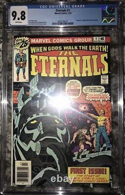 Eternals 1 CGC Graded 9.8 NM/MT White Pages Newsstand Marvel Comics 1976