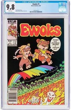 Ewoks #1 Marvel Comic 1985 CGC 9.8 NM/MT White Pages First Issue Star Wars