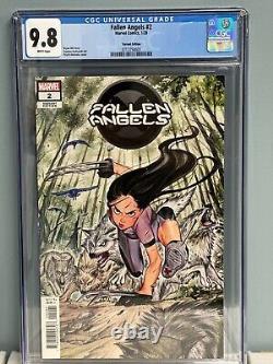 Fallen Angels #2 CGC 9.8 Marvel 2020 White Pages Peach Momoko Variant Edition