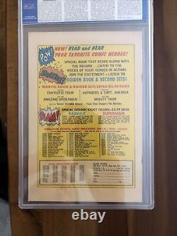 Fantastic Four #1 CGC 9.4 WHITE PAGES 1966 Silver Age Golden Record Marvel Comic