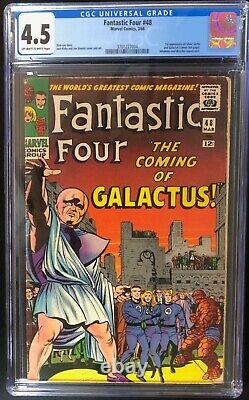 Fantastic Four 48 CGC 4.5 OW to WHITE Pages 1st app Silver Surfer & Galactus