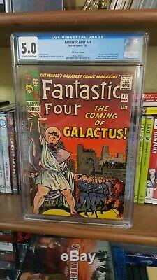 Fantastic Four #48 CGC 5.0 off white/white pagesrare UK variantkey silver1st