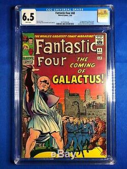 Fantastic Four 48 CGC 6.5 WP 1st Galactus! 1st Silver Surfer! White Pages