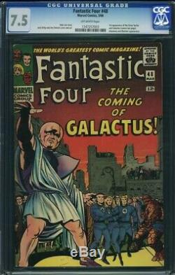 Fantastic Four 48 CGC 7.5 1st SILVER SURFER & GALACTUS 1347257003 O/White Pages