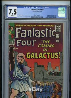 Fantastic Four #48 CGC 7.5 White Pages 1st Silver Surfer & Galactus