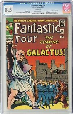 Fantastic Four 48 CGC 8.5 1st SILVER SURFER & GALACTUS 0913098005 White Pages