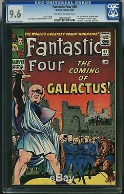 Fantastic Four 48 CGC 9.6 1st SILVER SURFER & GALACTUS 1226624003 owith WHITE Pgs