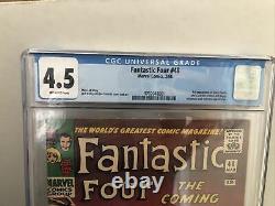 Fantastic Four #48 Cgc 4.5 Off White Pgs 1st Silver Surfer & Galactus Huge Key