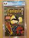 Fantastic Four #52 Cgc 4.0 White Pages 1st Appearance Black Panther New Case
