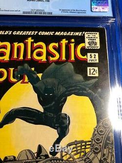 Fantastic Four 52 CGC 7.5 WP 1st Black Panther! White Pages
