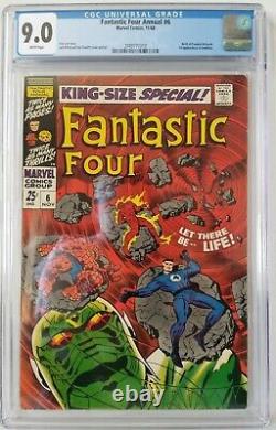 Fantastic Four Annual #6 CGC 9.0 White Pages! 1st Appearance Annihilus KEY BOOK