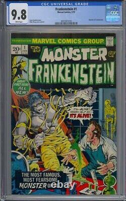 Frankenstein #1 Cgc 9.8 Marvel Comics White Pages Nicely Centered