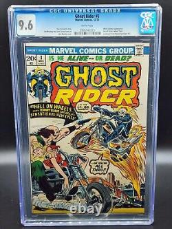 GHOST RIDER #3 CGC 9.6 Story continued from Marvel Spotlight #12! White Pages