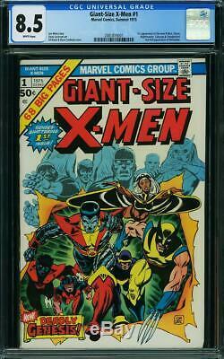 GIANT-SIZE X-MEN #1 CGC 8.5 1st new X-Men! 2nd full Wolverine! WHITE PAGES