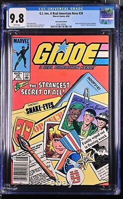 GI Joe (1982 Marvel Series) #26 CGC 9.8 WHITE Pages Newsstand Edition