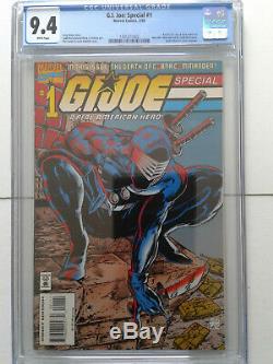 G. I. JOE SPECIAL #1 (1995) CGC 9.4 NM WHITE Pages McFarlane Art & Homage Cover