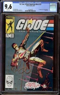 G. I. Joe # 21 CGC 9.6 White (Marvel, 1984) Classic Silent issue
