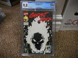 Ghost Rider 15 cgc 9.8 Marvel 1991 V2 GLOW IN THE DARK cover 1st print WHITE pgs