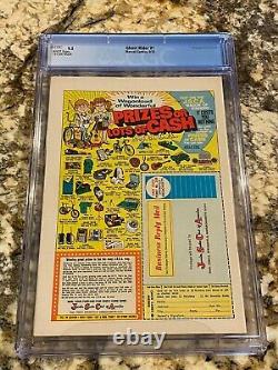 Ghost Rider #1 Cgc 9.2 Rare White Pages Looks Nicer! Hot Book! Newsstand Fresh