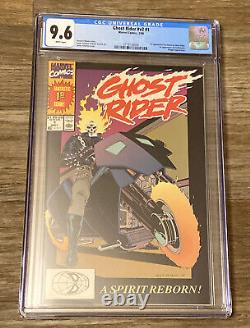 Ghost Rider 1, marvel comics 5/90 CGC 9.6 white pages 1st Dan Ketch