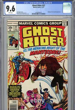 Ghost Rider #27 (1977) Marvel CGC 9.6 White Hawkeye