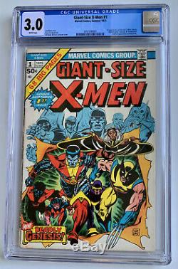 Giant Size X-Men #1 CGC 3.0 WHITE (1975) 1st Appearance the New X-Men