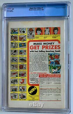 Giant Size X-Men #1 CGC 3.0 WHITE (1975) 1st Appearance the New X-Men