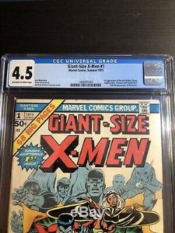 Giant Size X-Men #1 CGC 4.5 OWithWhite 1st App. Of Storm, Nightcrawler, Colossus