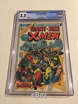Giant Size X-men #1 Cgc 2.5 1975 Off-white Pages 1st New X-men