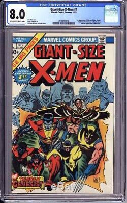 Giant Size X-men #1 Cgc 8.0 Ow White 1st App. New X-men, 2nd App. Of Wolverine