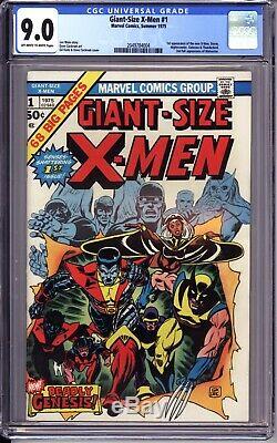 Giant Size X-men #1 Cgc 9.0 Ow White 1st App. New X-men, 2nd App. Of Wolverine