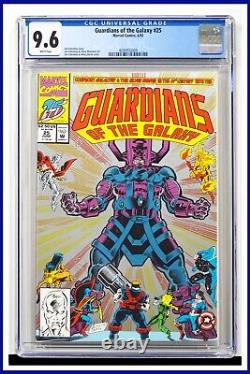 Guardians Of The Galaxy #25 CGC Graded 9.6 Marvel 1992 White Pages Comic Book