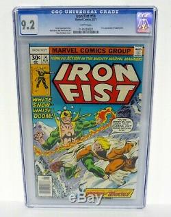 IRON FIST #14 Marvel Comics 1st Sabretooth Appearance CGC 9.2 WHITE 1977
