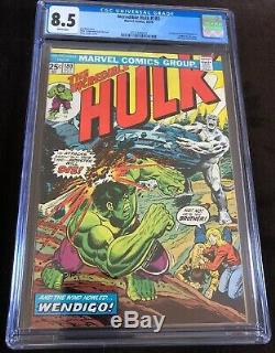 Incredible Hulk #180 Cgc 8.5 White Pages! 1st Appearance Cameo Wolverine Hot