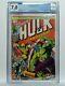 Incredible Hulk #181 Cgc 7.0 (fn/vf) White Pages With Mvs Marvel Comics 1974