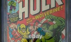 Incredible Hulk 181 Cgc 8.0 1st Full App Wolverine White Pages Marvel 1974
