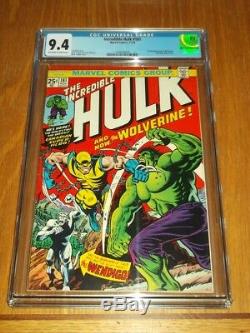 Incredible Hulk #181 Marvel Comics Cgc 9.4 Off White To White Pages (sa)