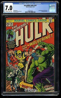 Incredible Hulk (1968) #181 CGC FN/VF 7.0 Off White to White Marvel Comics