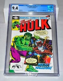 Incredible Hulk 271 CGC 9.4 White Pages 1st Rocket Raccoon 1985