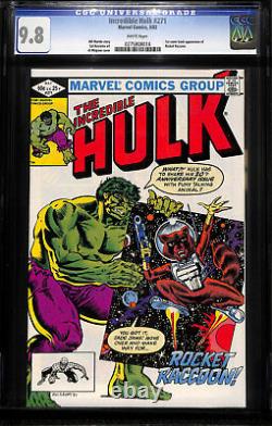 Incredible Hulk 271 CGC 9.8 WHITE PGS 1st COMIC APP of ROCKET RACCOON! KEY