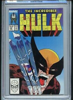 Incredible Hulk #340 CGC 9.8 White Pages Deep Blue Colors