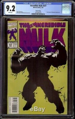 Incredible Hulk # 377 CGC 9.2 White (Marvel, 1991) Scarce 3rd print