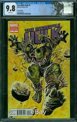Incredible Hulk 4 CGC 9.8 White Pages 2012 Variant Edition