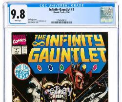 Infinity Gauntlet #1 CGC 9.8 George Perez Thanos White Pages Marvel Comic 1991
