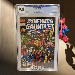 Infinity Gauntlet #3 1991 graded CGC 9.8 White Pages Marvel Comic Book MCU key